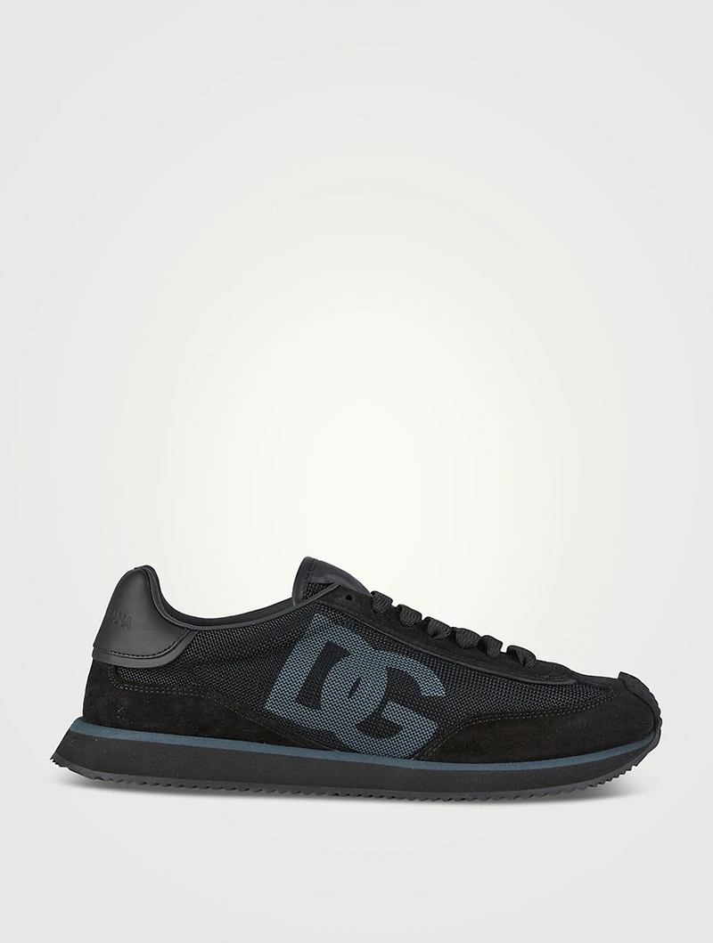 DG Cushion Mixed-Media Sneakers