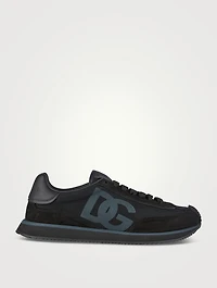 DG Cushion Mixed-Media Sneakers