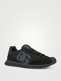 DG Cushion Mixed-Media Sneakers