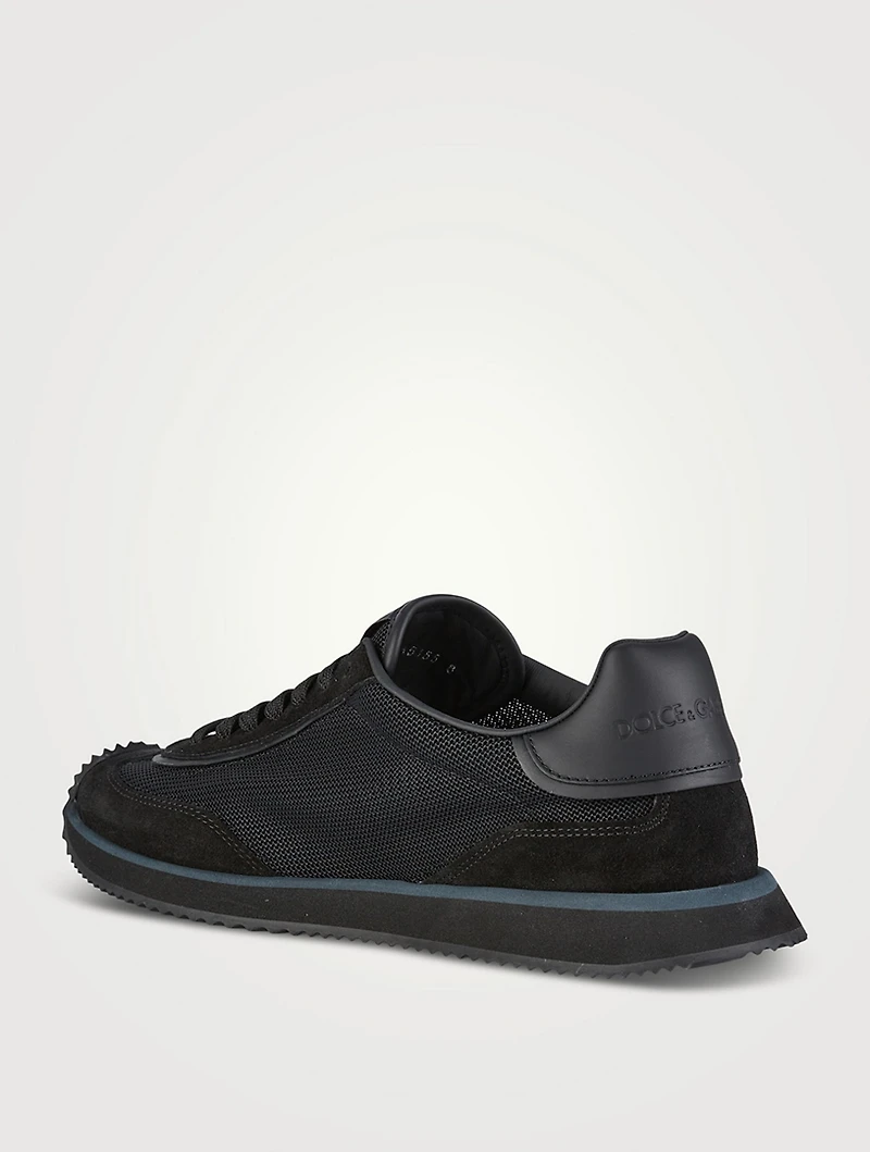 DG Cushion Mixed-Media Sneakers