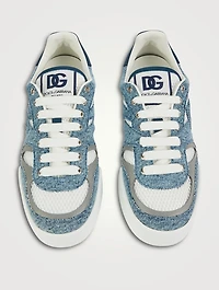Mixed-Media Sneakers