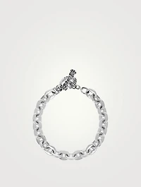 Small Silver Nautical Link Bracelet