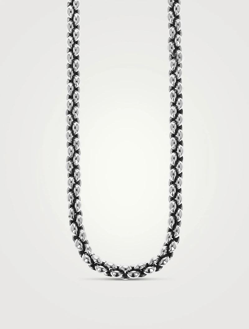 Small Silver Infinity Link Necklace