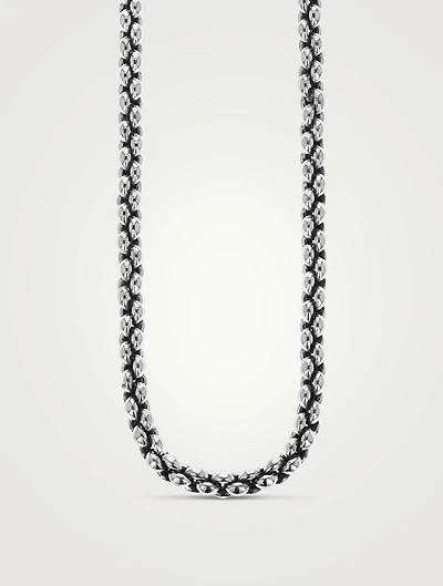 Small Silver Infinity Link Necklace