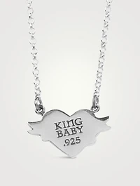 Silver Tattoo Chosen Heart Necklace