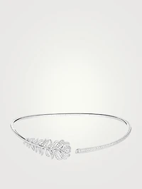 Plume De Paon White Gold Necklace With Diamonds
