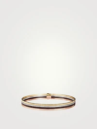 Small Quatre Classique Gold Choker Necklace With Diamonds