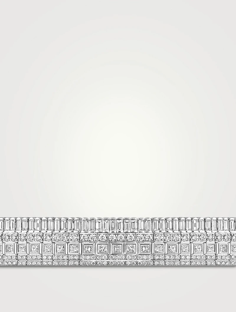 Quatre Radiant Edition White Gold Necklace With Diamonds