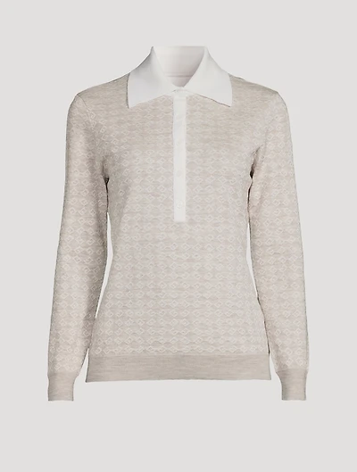 Monogram 72 Jacquard Polo Shirt