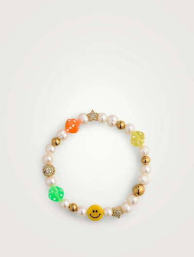 Dice Pearl Bracelet