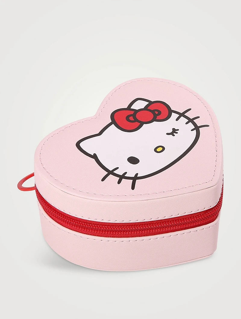 Hello Kitty Heart Zipper Case