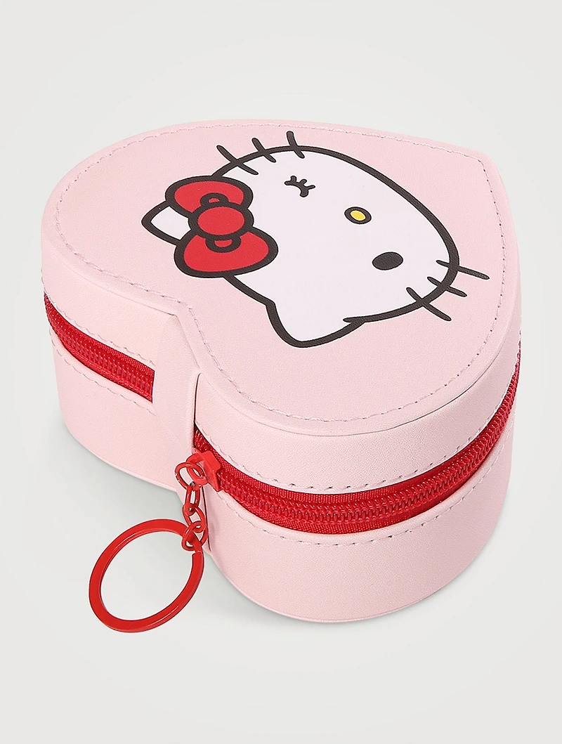Hello Kitty Heart Zipper Case