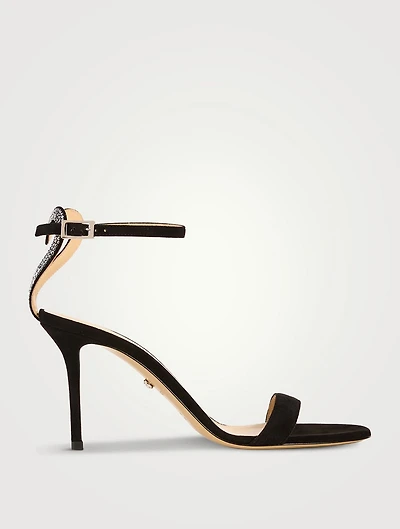 Special Heart Suede Sandals
