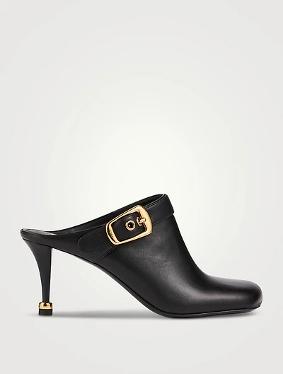 Andrea Leather Mules