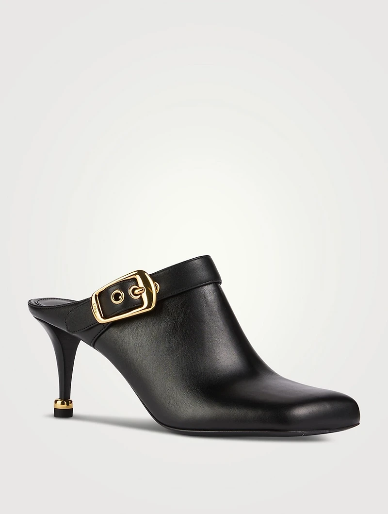 Andrea Leather Mules