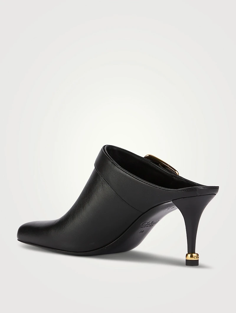 Andrea Leather Mules