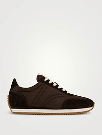 Sport Nylona And Suede Sneakers