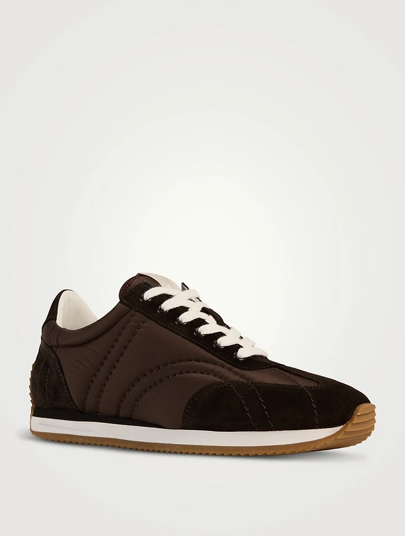 Sport Nylona And Suede Sneakers