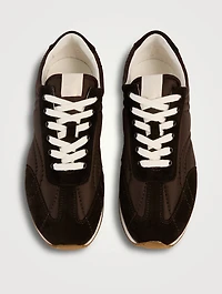 Sport Nylona And Suede Sneakers
