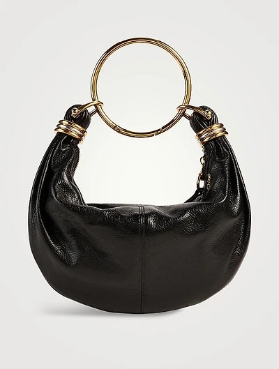 Small Bracelet Leather Shoulder Bag