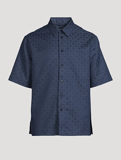 Monogram 72 Jacquard Denim Shirt
