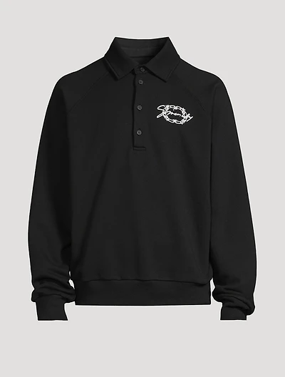 Logo Polo Sweatshirt