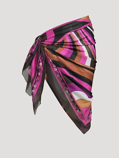 Sarong In Iride Print