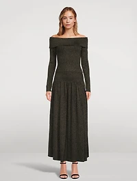 Crush Lurex Off-The-Shoulder Top