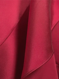 Silk Wrap Midi Dress