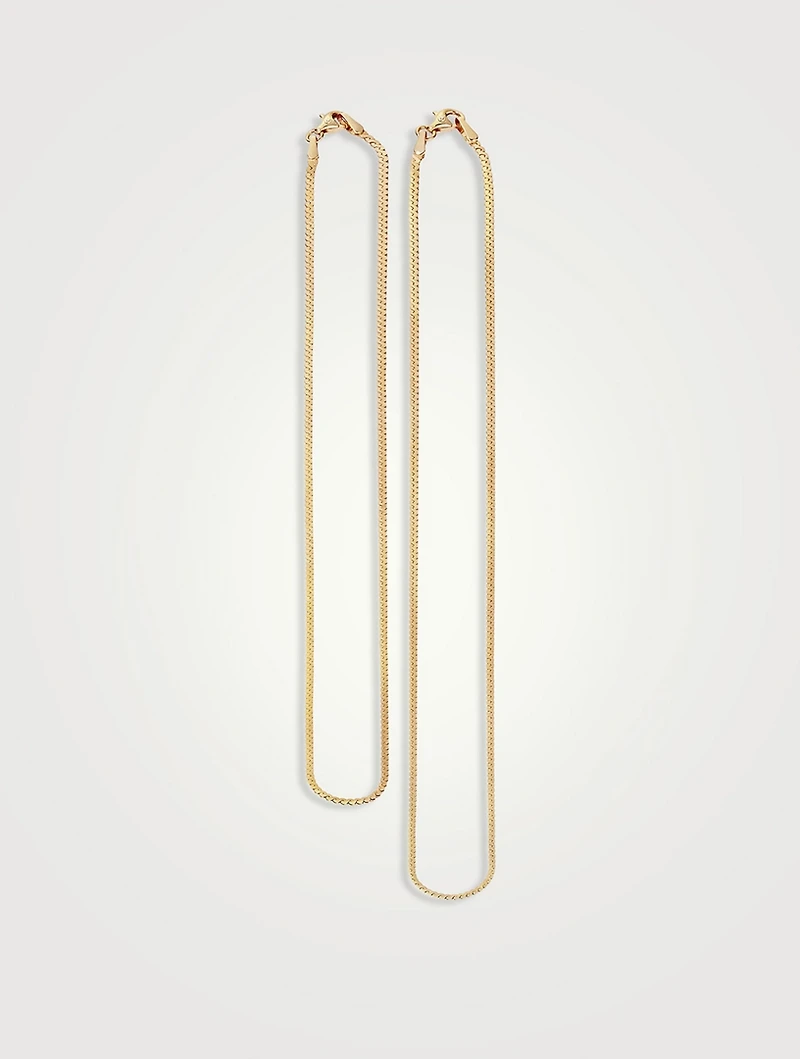 14K Gold Serpentine Chain Necklace