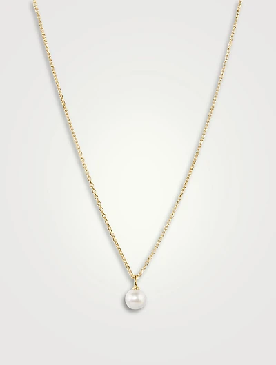 Mini Pearl Pendant Necklace