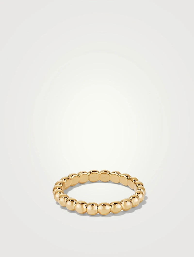 Metallic Sphere Ring