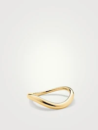 14K Gold Dôme Figure Slim Ring