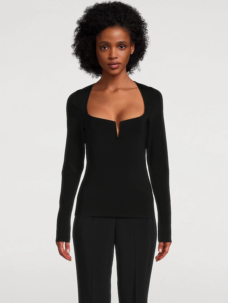 Freya Compact Knit Top