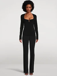 Freya Compact Knit Top