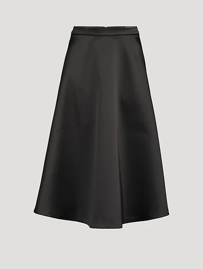 Satin Midi Skirt