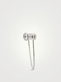 Move Uno 18K White Gold Chain And Stud Earrings With Diamonds