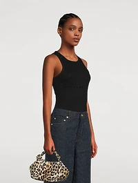 Crystal-Embellished Tank Top