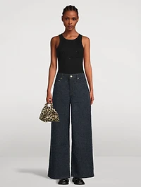 Crystal-Embellished Tank Top