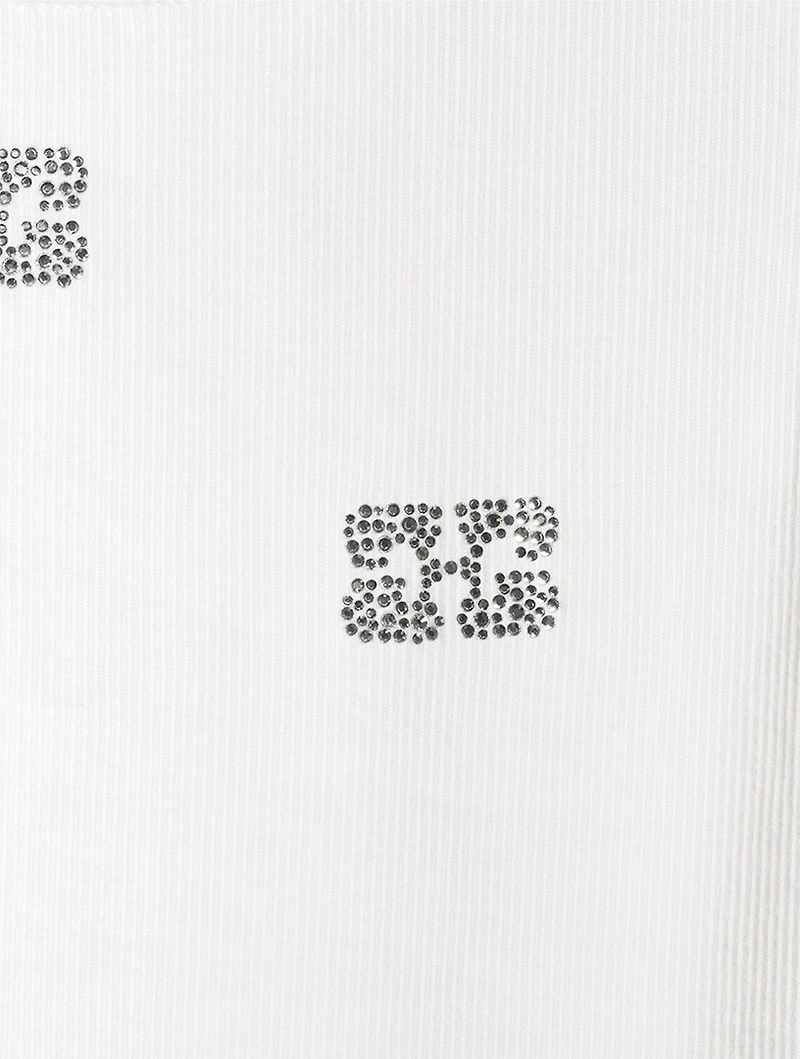 Embellished Butterfly Tank Top