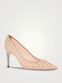 Beaded Lace Pumps
