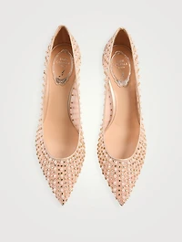 Beaded Lace Pumps