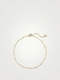 14K Gold Spheres Chain Bracelet