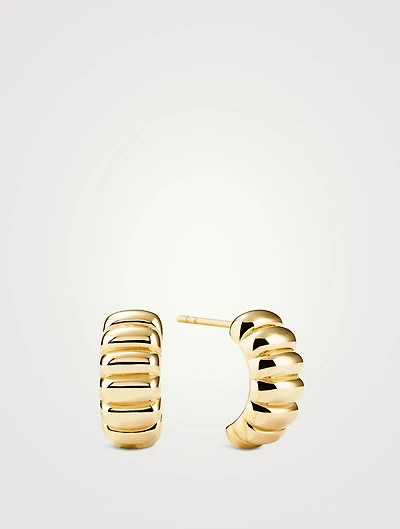 14K Gold Charlotte Hoop Earrings