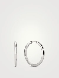Large Tube Hoop Earrings