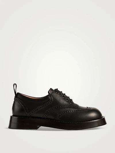 The Brogue Leather Shoes