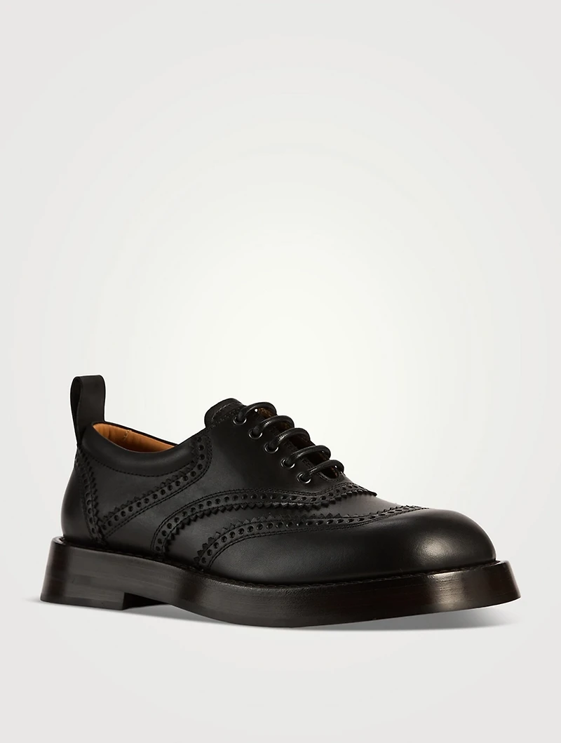 The Brogue Leather Shoes