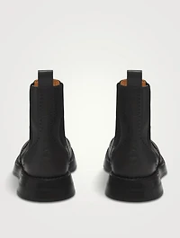The Brogue Leather Chelsea Boots