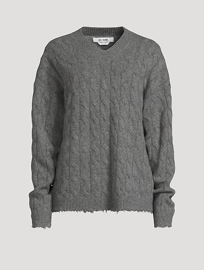 Cable-Knit Cashmere Sweater