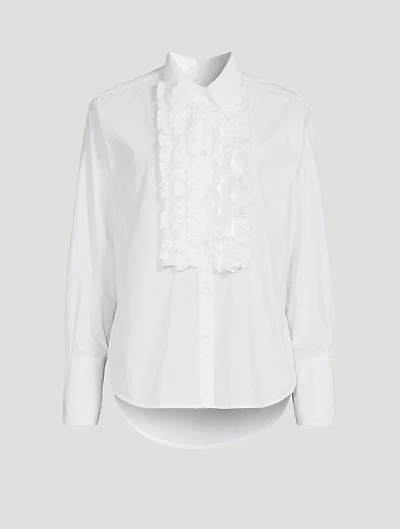 Ruffled Tuxedo Shirt